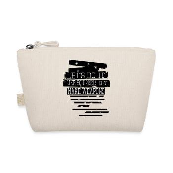 funky geek love sayings child hippie festival - Organic Pouch - nature - Front