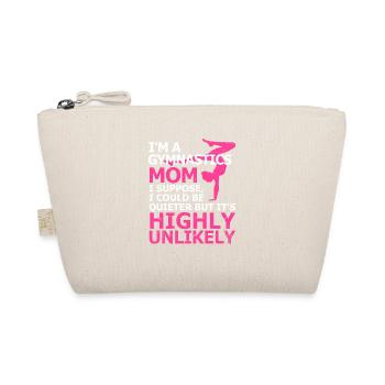 Drôle de gymnaste Maman Gymnastique Fête des mères Je suis un gymnase - Trousse biologique - nature - Devant