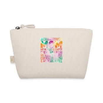 Sporty mother pride I am a gymnastics mum - Organic Pouch - nature - Front