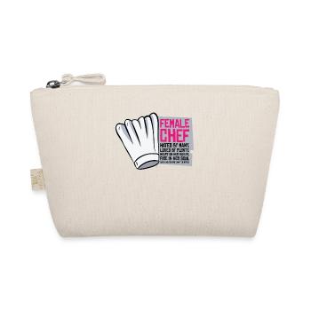 Female Chef Cooking Meals Food Lover - Organic Pouch - nature - Front
