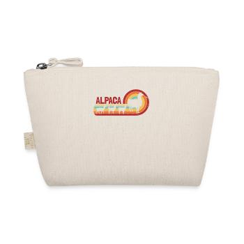 Retro Alpaca Lama Huacaya Pako Éleveur d'alpagas - Trousse biologique - nature - Devant