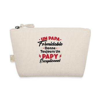 Cadeau pour grand-père - Un papy exceptionnel - Trousse biologique - nature - Devant