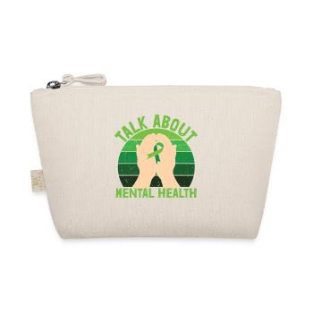 Talk About Mental Health - Organic Pouch - nature - Front
