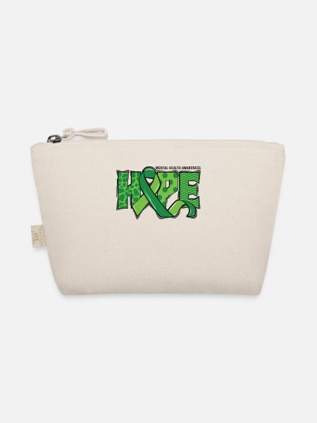 Hope Green Mental Health Support - Bio-Täschchen - Natur