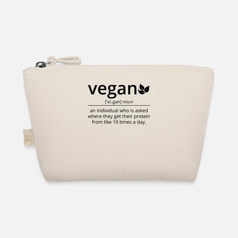 Vegan Veganer Definition - Bio-Täschchen - Natur