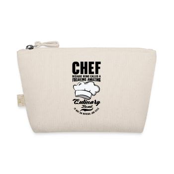 Chef Beast Culinary Art Cooking Baking Meals - Organic Pouch - nature - Front