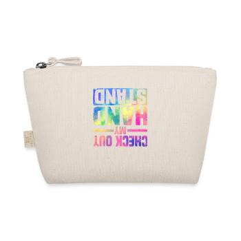 Funny Gymnastics Humor Turner Check Out My - Organic Pouch - nature - Front