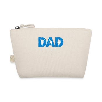 Gymnastics Dad Funny Father's Day Turner Daddy - Organic Pouch - nature - Front
