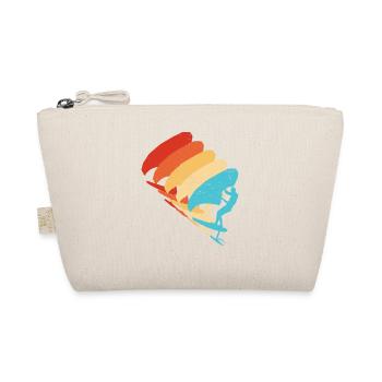 Damen wingsurf Herren wingfoil wingsurfen - Bio-Täschchen - Natur - Vorne