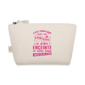 Princesse Et Enceinte Maman Cadeau Fête Des Mères - Trousse biologique - nature - Devant