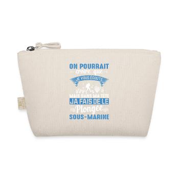 Dans Ma Tête Je Fais De La Plongée Piscine Sport - Trousse biologique - nature - Devant
