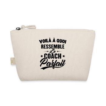 Coach Parfait Cadeau Humour Personnalisé - Trousse biologique - nature - Devant
