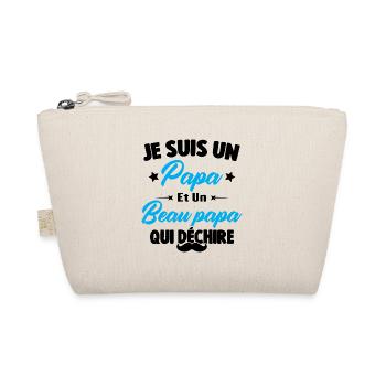 je suis un papa et beau-papa qui déchire - Trousse biologique - nature - Devant