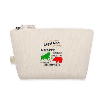 Bull and bear the animals of the stock market and stocks - Organic Pouch - nature - Front