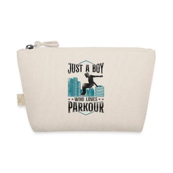 Parkour Free Running Traceur Boy - Bio-Täschchen - Natur - Vorne
