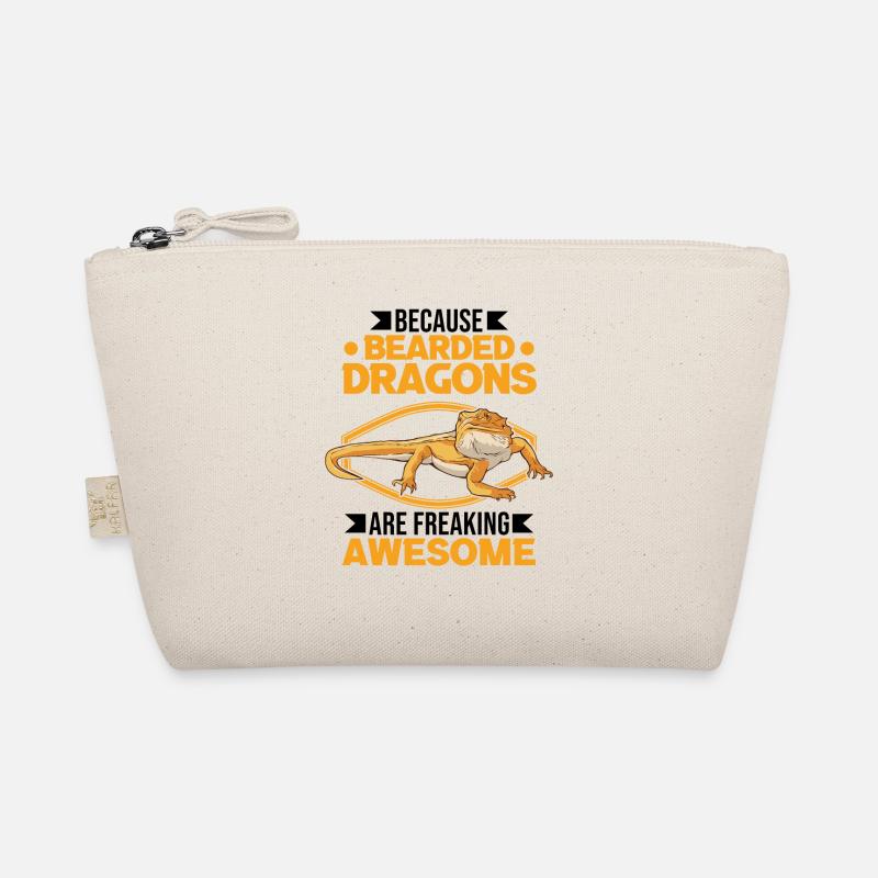 Bartagame Spruch Bearded Dragon Bio-Täschchen