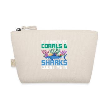 If It Involves Corals & Sharks Count Me In Ocean S - Bio-Täschchen - Natur - Vorne