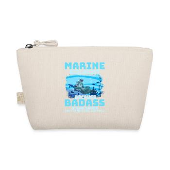 Marine Biologist Because Badass Ocean Saver Scient - Bio-Täschchen - Natur - Vorne