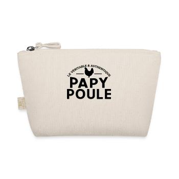 Papy Poule Cadeau Humour Anniversaire Cadeaux Cool - Trousse biologique - nature - Devant
