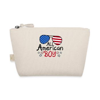 All American Boy 4th of July - Organic Pouch - nature - Front