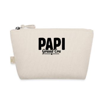 Papi Grand Cru Anniversaire Cadeau De Noël Amour - Trousse biologique - nature - Devant