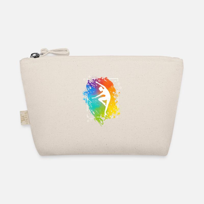 Gymnastik Regenbogenfarben Akrobatik Akro Turnerin Bio-Täschchen