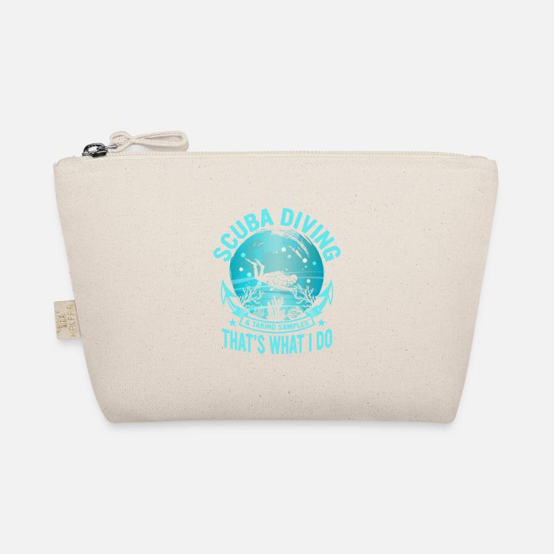 Scuba Diving & Taking Samples Marine Biology Organic Pouch