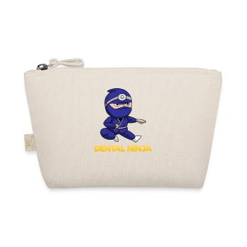 Dentist Dental Assistant Ninja Teeth I Gift - Organic Pouch - nature - Front