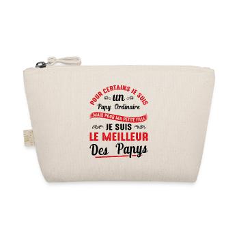 Papy Et Petite Fille Idée Cadeau Blague Fun Cool - Trousse biologique - nature - Devant