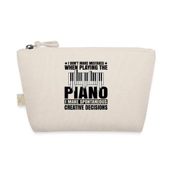 Musique Piano Instrument De Musique Idée Cadeau Dj - Trousse biologique - nature - Devant