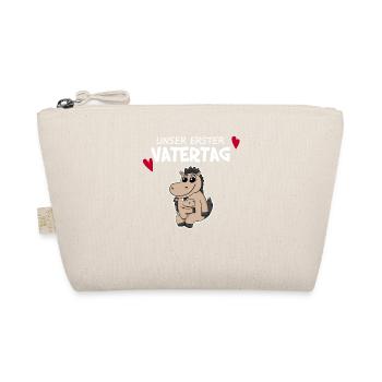 Vatertag - erster Vatertag Geschenk - Bio-Täschchen - Natur - Vorne