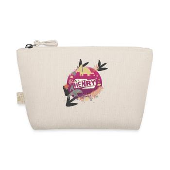 HENRY - Beau nom de garçon avec de mignons dinosaures - Trousse biologique - nature - Devant