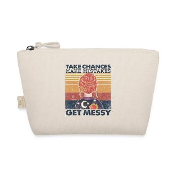 Womens Take Chances Make Mistakes Get Messy - Trousse biologique - nature - Devant