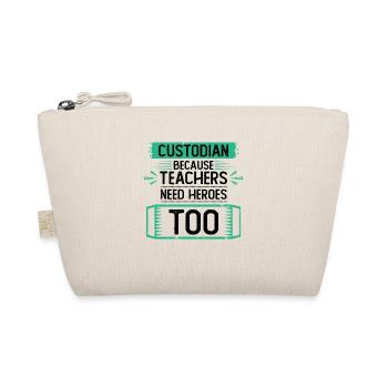 Caregiver Teachers Need Heroes, The Caregivers - Organic Pouch - nature - Front
