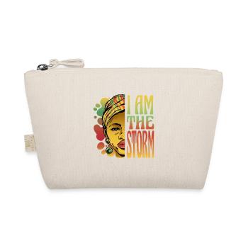 Ich bin der Sturm Ich bin der Sturm Geschenk Inspi - Bio-Täschchen - Natur - Vorne
