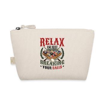 Billiards Pool Players - Organic Pouch - nature - Front