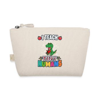 I Teach Tiny Humans Elementary School Teacher - Bio-Täschchen - Natur - Vorne