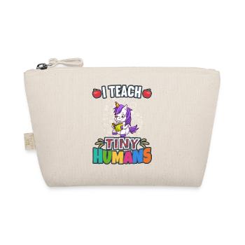 I Teach Tiny Humans Elementary School Teacher - Bio-Täschchen - Natur - Vorne