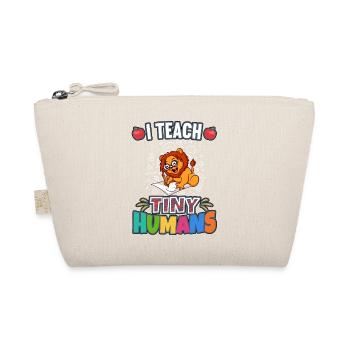 I Teach Tiny Humans Elementary School Teacher - Bio-Täschchen - Natur - Vorne