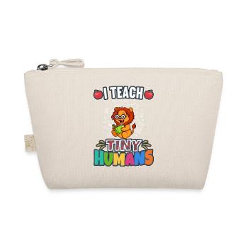 I Teach Tiny Humans Elementary School Teacher - Bio-Täschchen - Natur - Vorne
