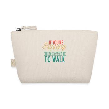 Jogging amusant Quand tu cours avec moi - Trousse biologique - nature - Devant