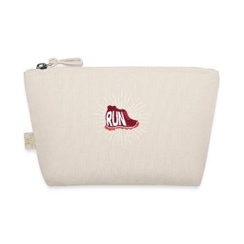 Sports Shoe Run Funny Running Sprint Jogging - Organic Pouch - nature - Front
