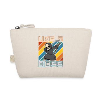 Like a Boss - Drôle de Dabbing Grim Reaper Saying - Trousse biologique - nature - Devant