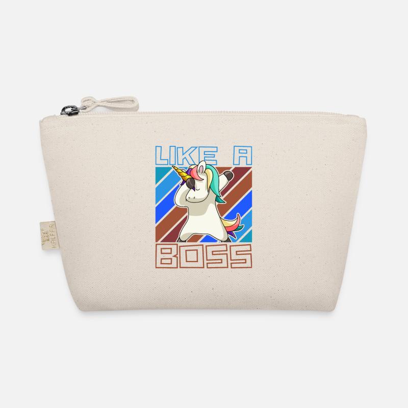 Comme un patron - Drôle de licorne Dabbing Saying Trousse biologique