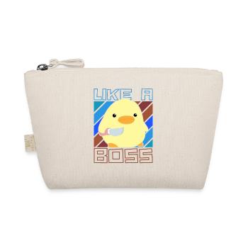 Comme un patron - Ente mit Messer Duck with Knife Meme - Trousse biologique - nature - Devant
