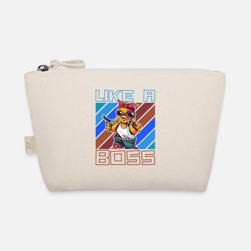 Like a Boss - Drôle de poussin gangster avec un dicton Trousse biologique