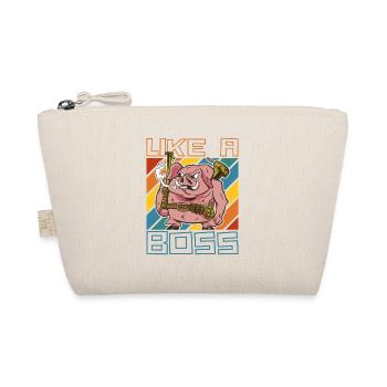 Comme un cochon drôle de patron prêt pour la bataille - Trousse biologique - nature - Devant