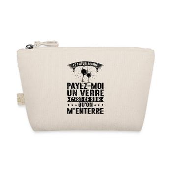 Le Futur Marié Mariage Cadeau Amour Team Humour - Trousse biologique - nature - Devant