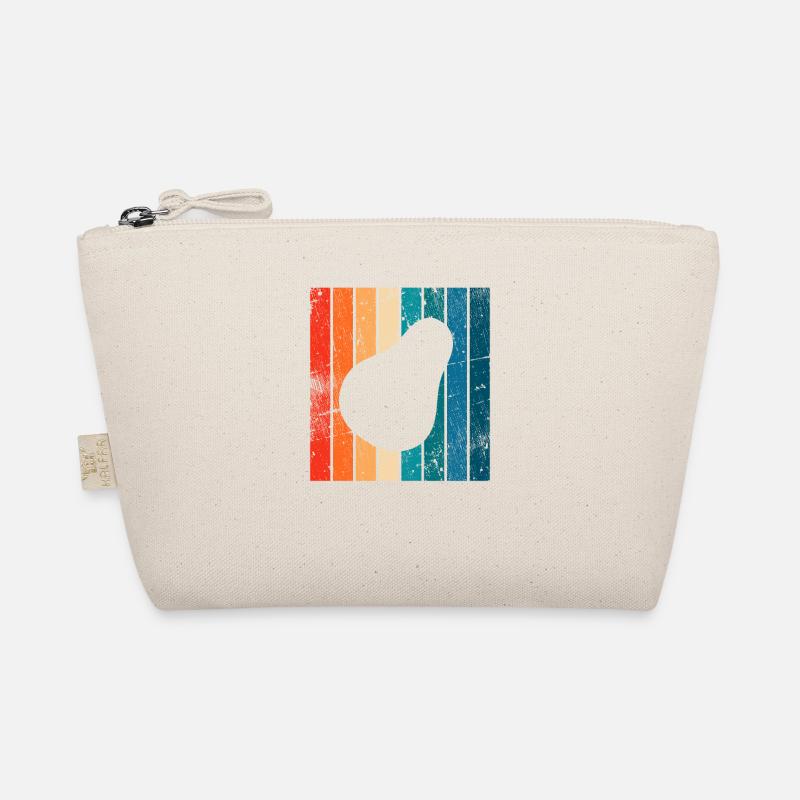 Avocado Vegan Lover Retro Veggie Diet Gift idea Bio-Täschchen