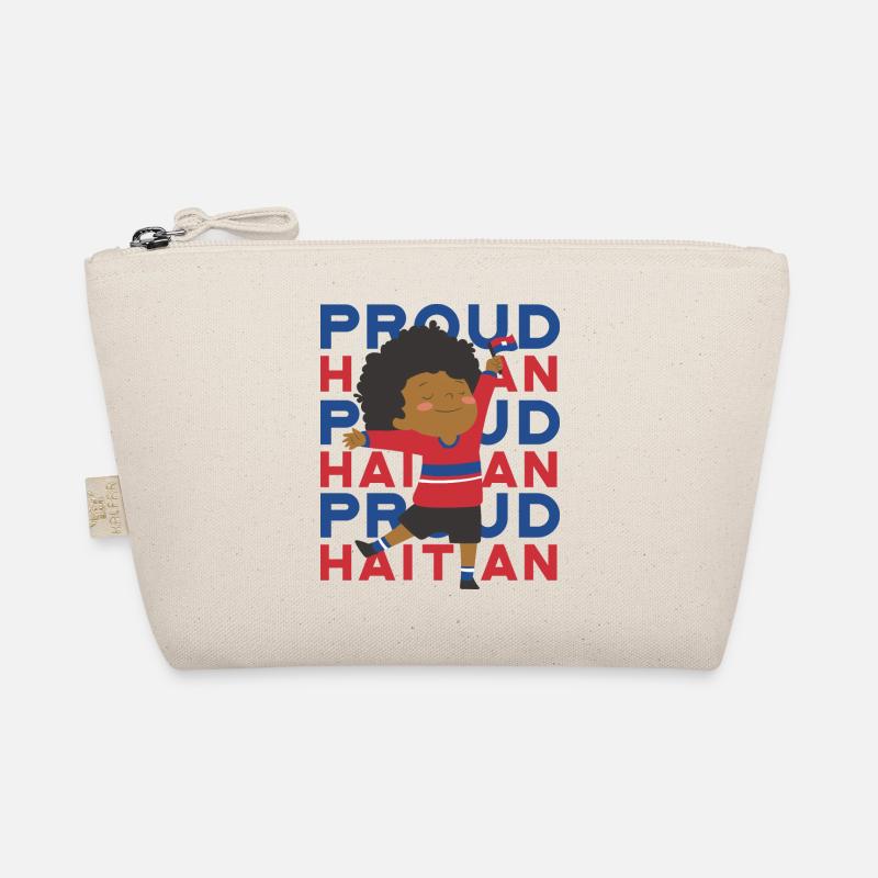 Haiti Haitian Haiti Pride Flag I Gift Organic Pouch